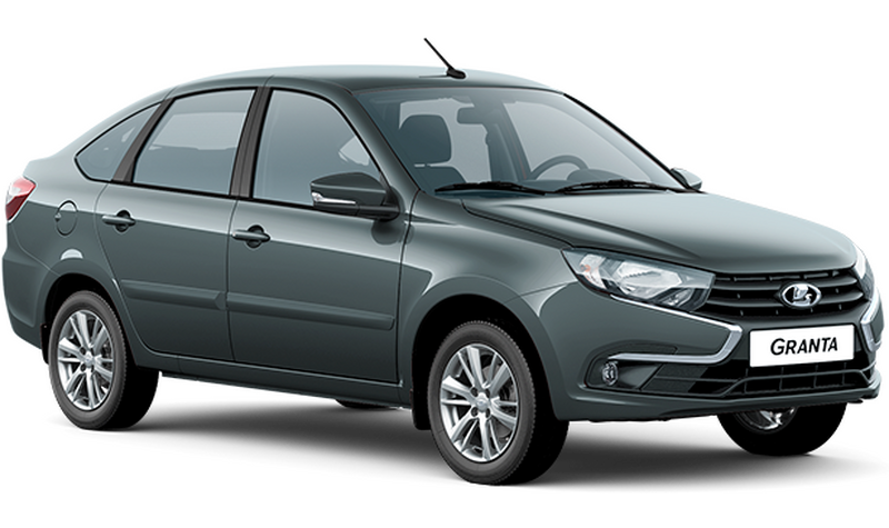 Lada Granta Liftback, Серебристо-темно-серый 