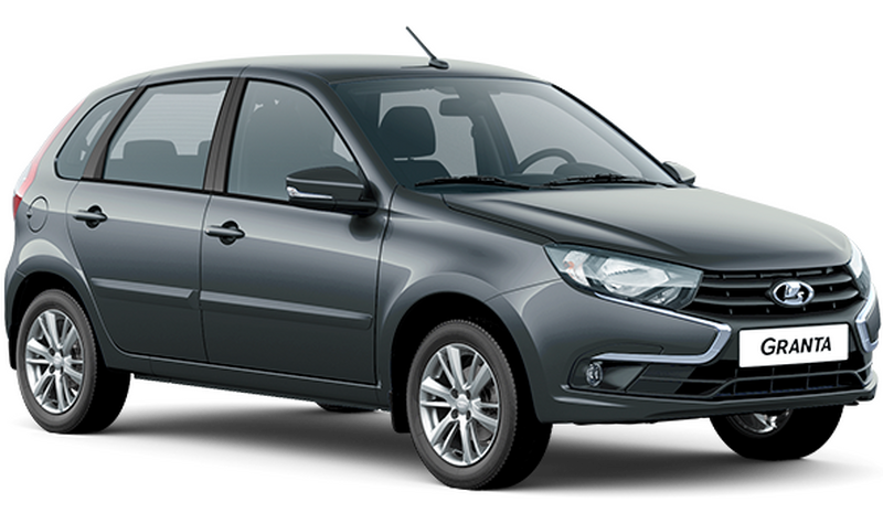 Lada Granta Hatchback, Серебристо-темно-серый "Борнео"