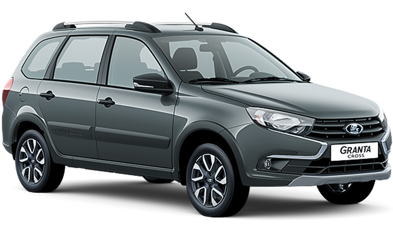 Lada Granta Cross, Серебристо-темно-серый "Борнео"