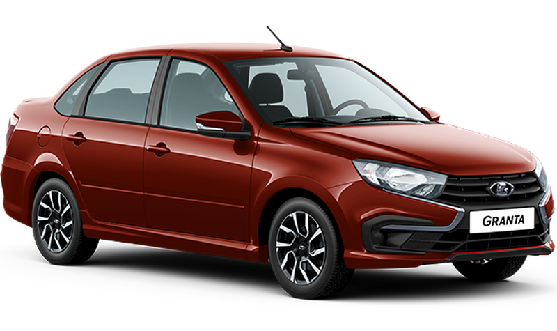 Lada Granta Drive Active, Красный "Сердолик"