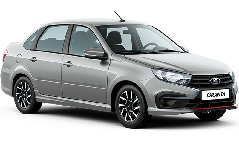 Lada Granta Drive Active, Серебристый "Рислинг"