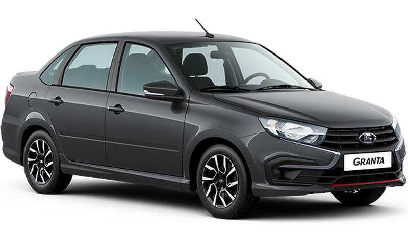 Lada Granta Drive Active, Серебристо-темно-серый "Борнео"