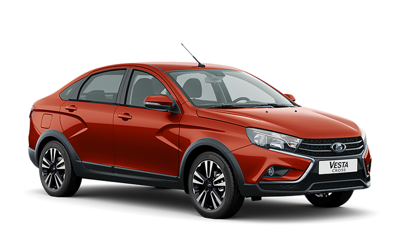 Lada Vesta Cross, Красный "Сердолик"