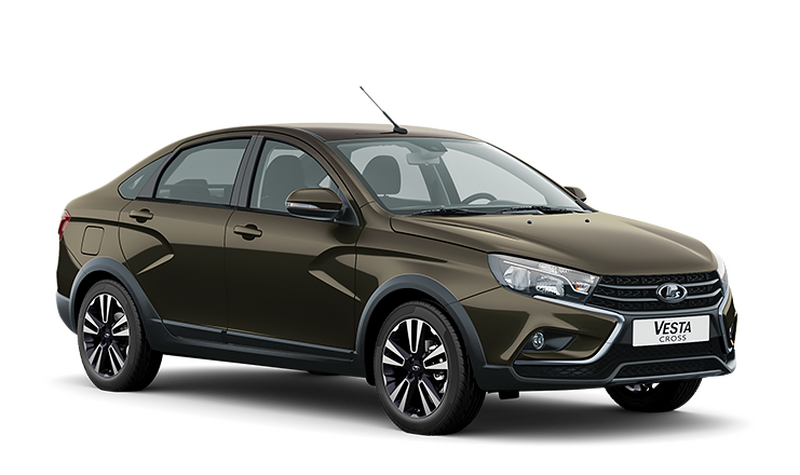 Lada Vesta Cross, Коричневый "Ангкор"