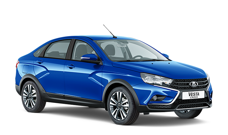 Lada Vesta Cross, Ярко-синий "Дайвинг"