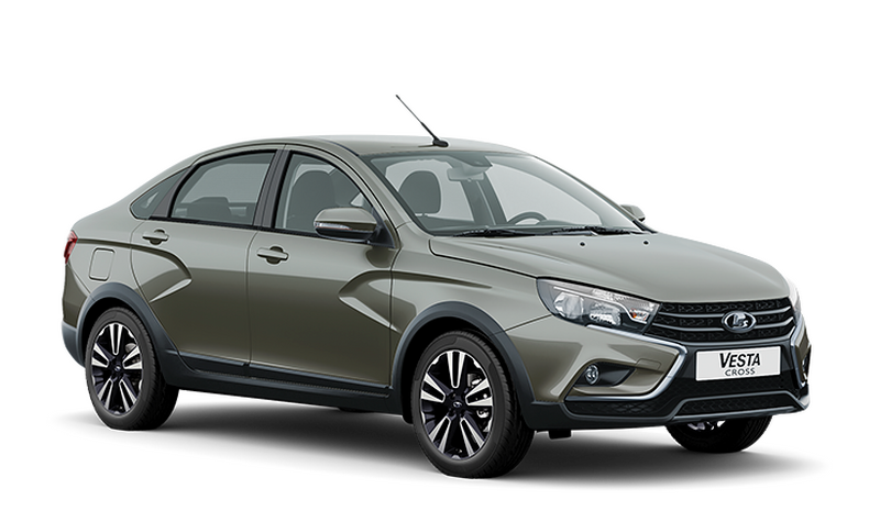 Lada Vesta Cross, Серо-голубой "Фантом"