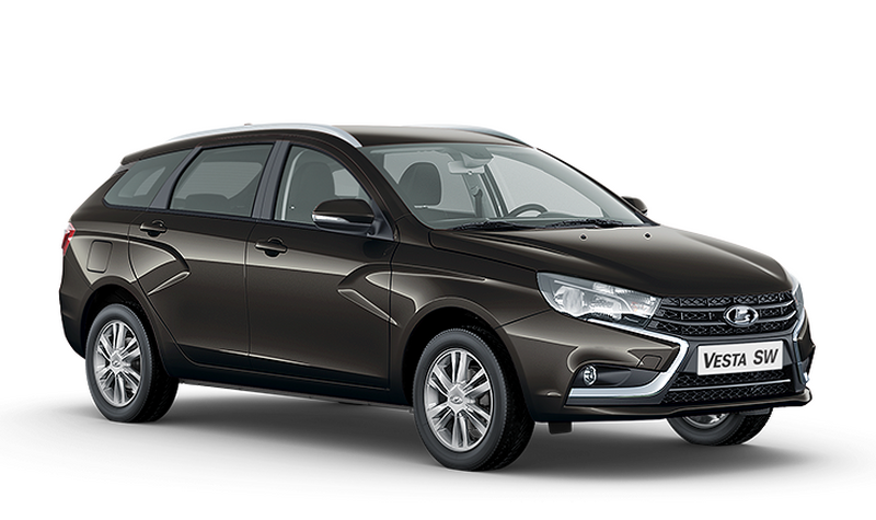 Lada Vesta SW, Коричневый "Ангкор"