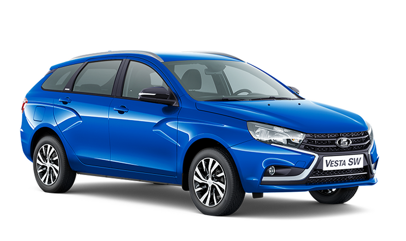 Lada Vesta SW, Ярко-синий "Дайвинг"