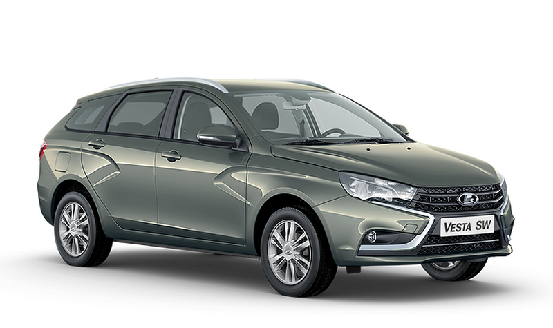 Lada Vesta SW, Серо-голубой "Фантом"