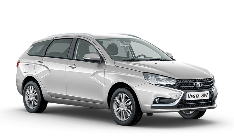 Lada Vesta SW, Серебристый "Платина"