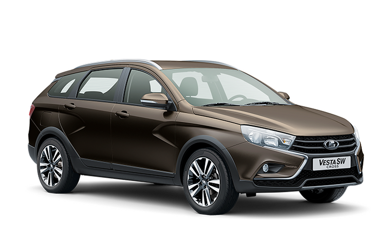 Lada Vesta SW Cross, Коричневый "Ангкор"