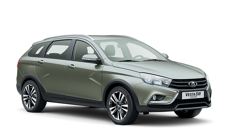 Lada Vesta SW Cross, Серо-голубой "Фантом"