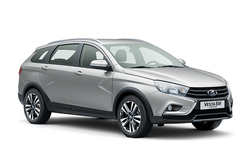 Lada Vesta SW Cross, Серебристый "Платина"