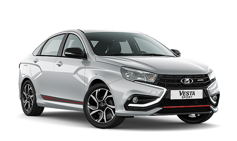 Lada Vesta Sport, Серебристый "Платина"