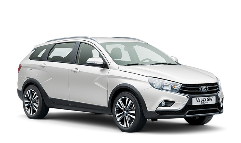 Lada Vesta SW Cross, Белый "Ледниковый"