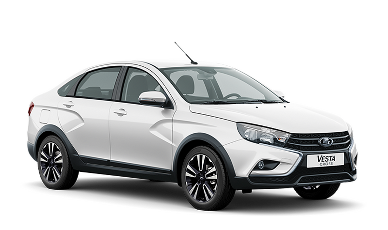 Lada Vesta Cross, Белый "Ледниковый"