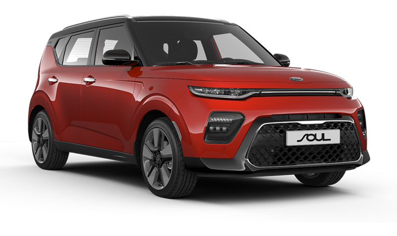 Kia Soul, Red (black roof)