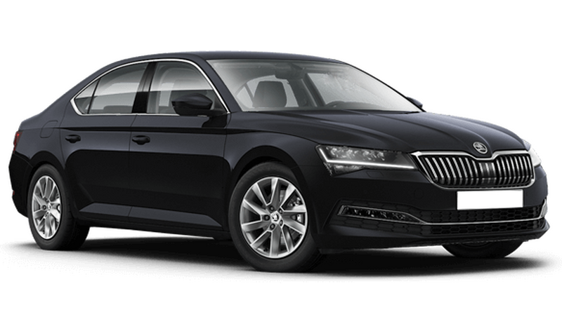 Skoda Superb, Черный металлик Crystal
