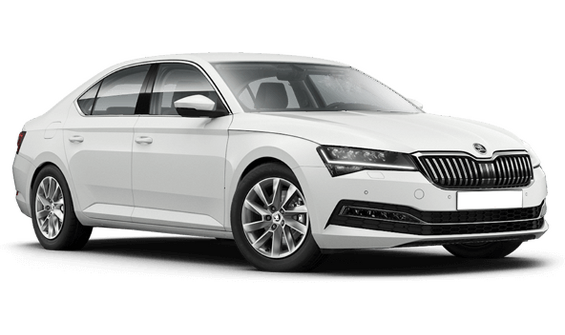 Skoda Superb, Белый Candy