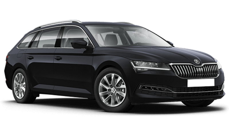 Skoda Superb Combi, Черный металлик Crystal