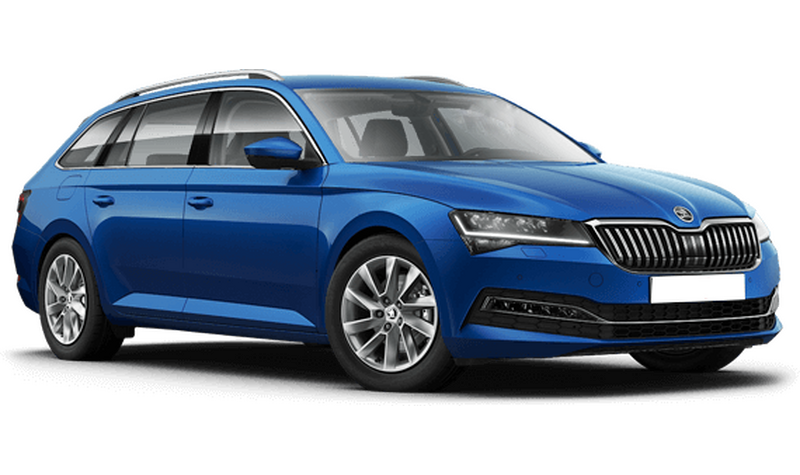 Skoda Superb Combi, Синий металлик Race