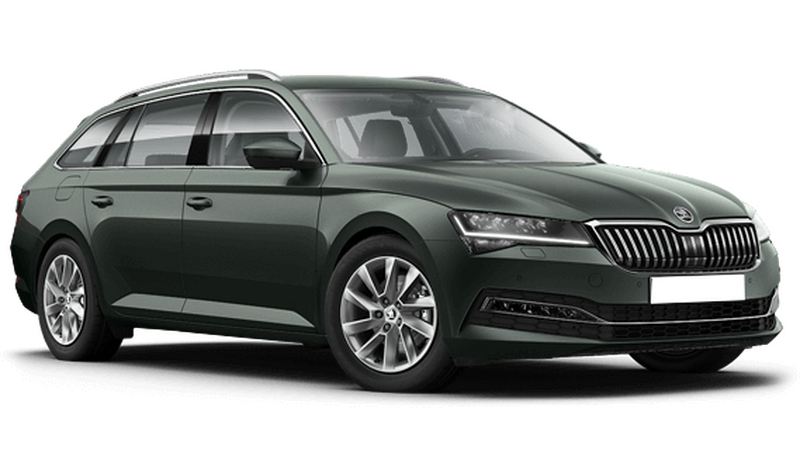 Skoda Superb Combi, Зеленый металлик Emerald