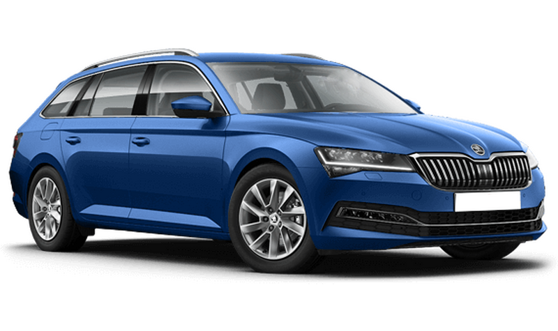 Skoda Superb Combi, Синий Energy