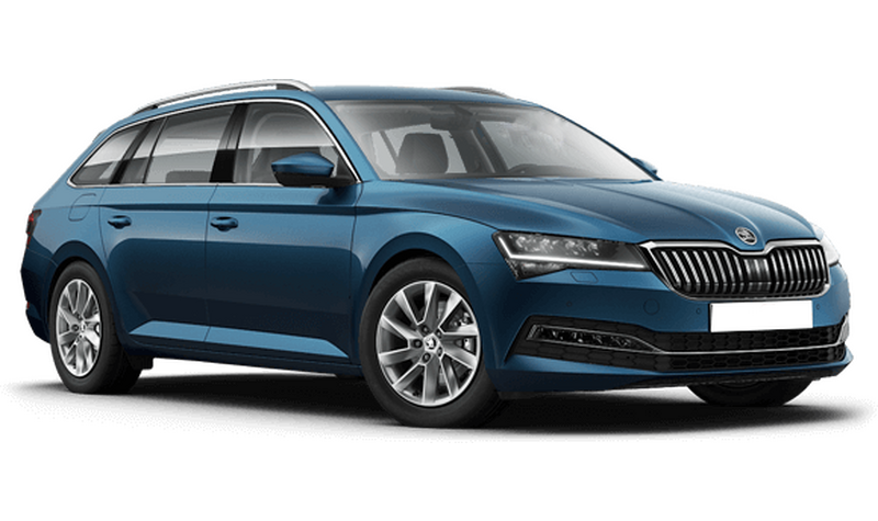 Skoda Superb Combi, Синий металлик Lava