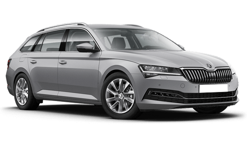 Skoda Superb Combi, Серебристый металлик Brilliant