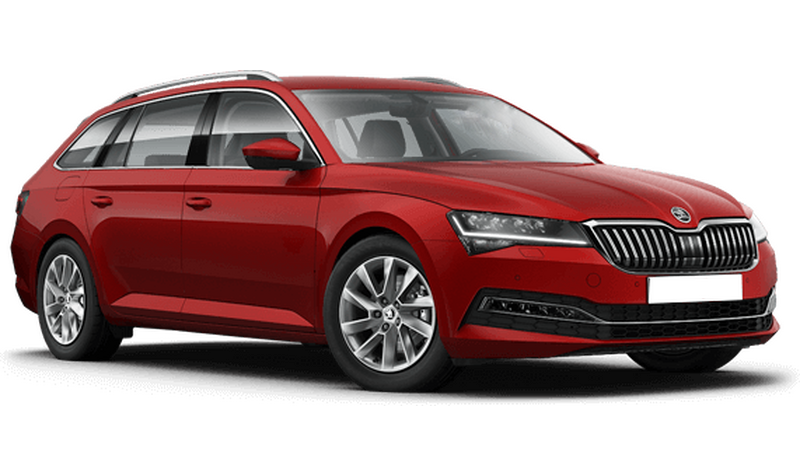 Skoda Superb Combi, Красный металлик Velvet