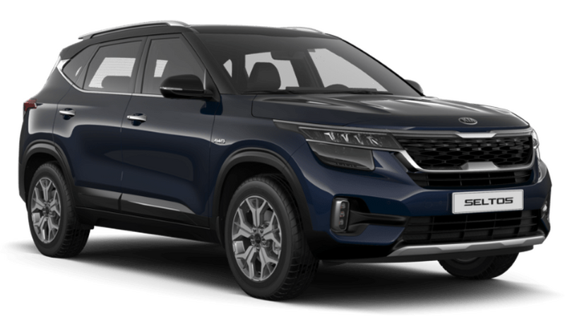 Kia Seltos, Синий и Черный