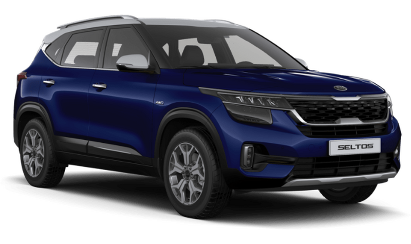 Kia Seltos, Синий и Белый
