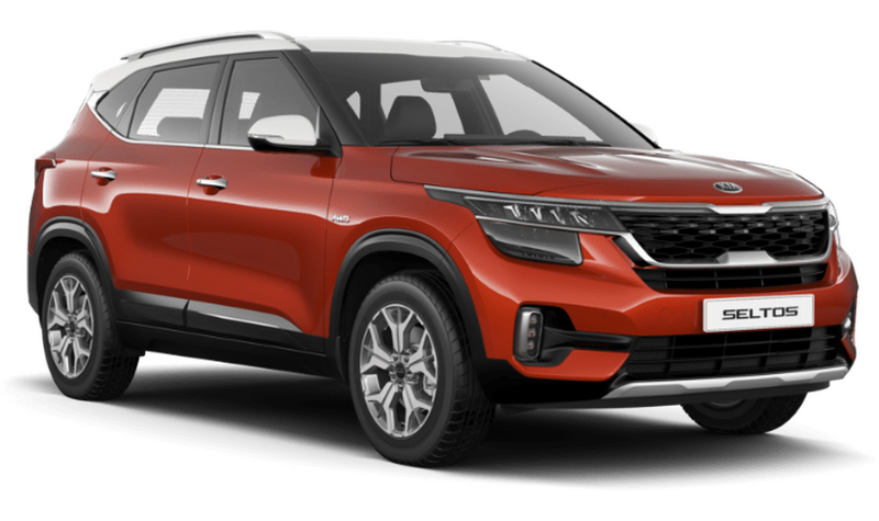 Kia Seltos, Оранжевый и Белый