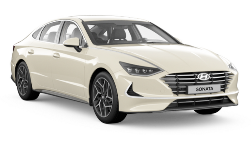 Hyundai Sonata, Бежевый (Glowing Silver)
