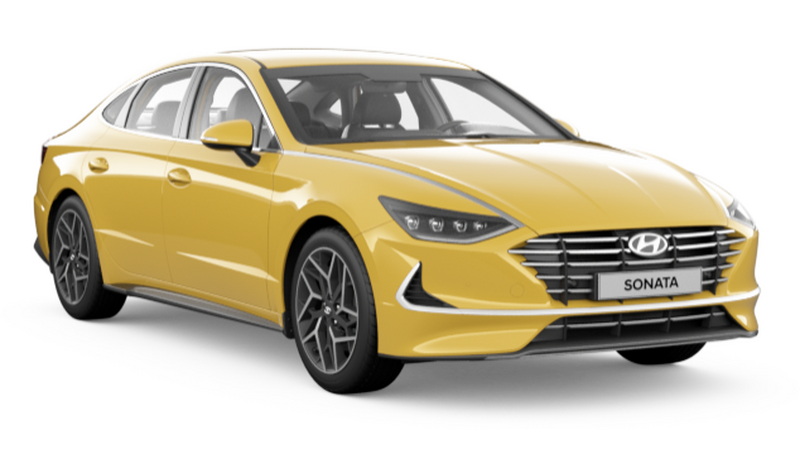 Hyundai Sonata, Желтый (Glowing Yellow)