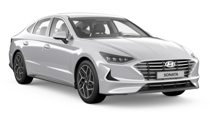 Hyundai Sonata, Серебристый (Shimmering Silver)