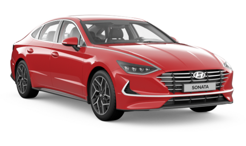 Hyundai Sonata, Красный (Flame Red)