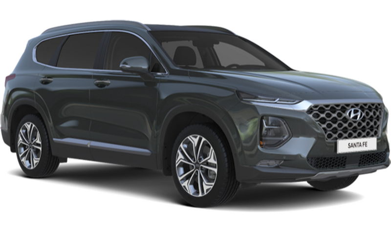 Hyundai Santa Fe, Темно-Зеленый (Rain Forest)