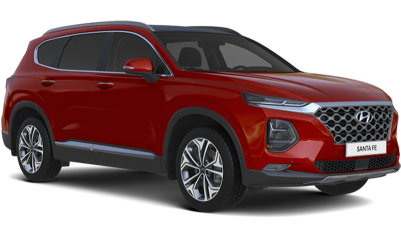 Hyundai Santa Fe, Красный (Horizon Red)
