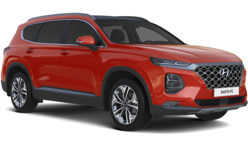 Hyundai Santa Fe, Красно-Оранжевый (Lava Orange)