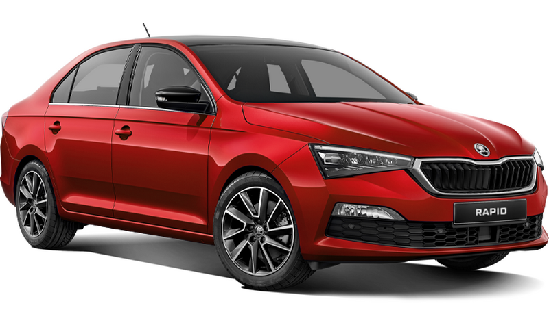 Skoda Rapid, Красный металлик (ruby red)