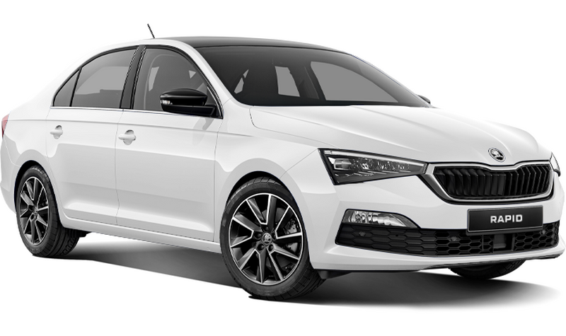 Skoda Rapid, Белый (pure white)