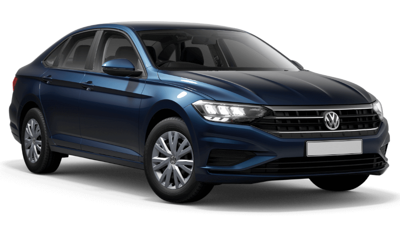 Volkswagen Jetta, Голубой "Silk", металлик