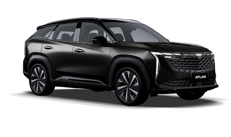 Geely Новый Atlas, Черный металлик