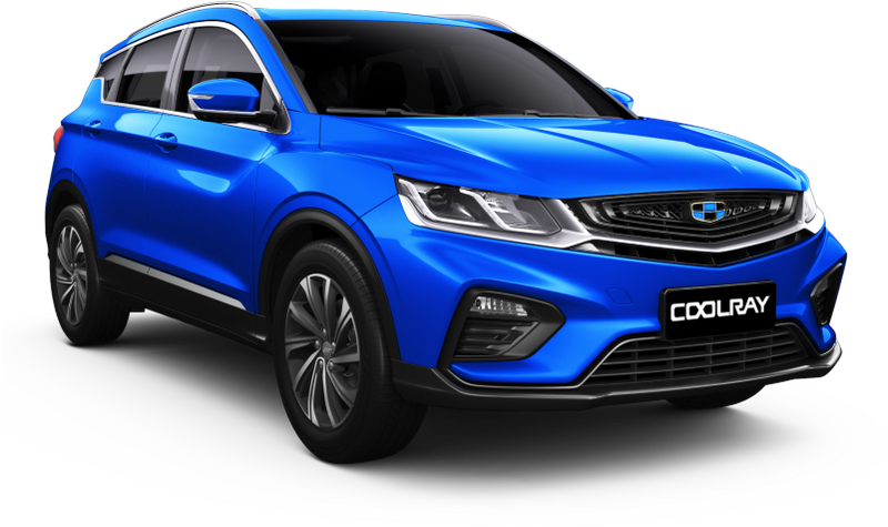 Geely Coolray , Синий 