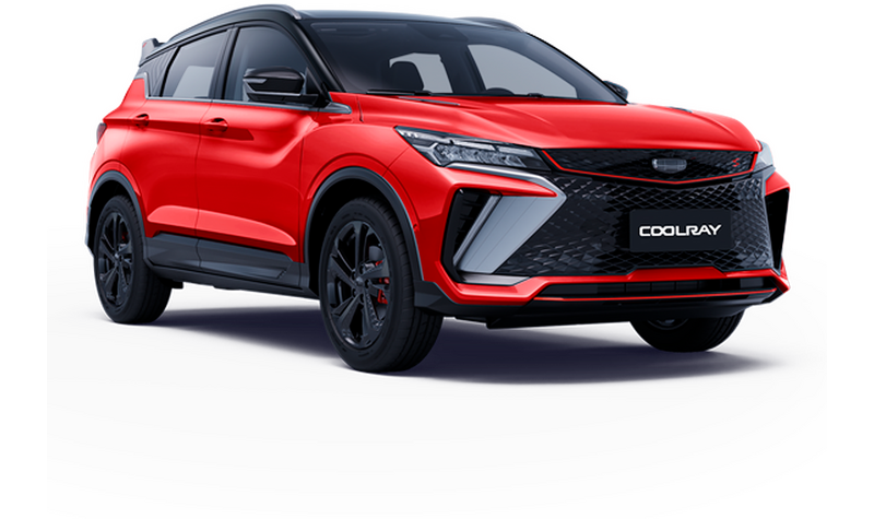 Geely Новый Coolray, Красный