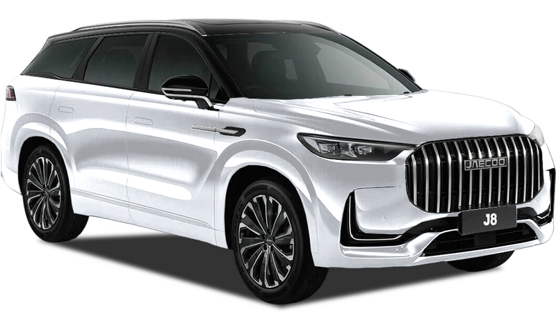 JAECOO J8, Белый с чёрной крышей