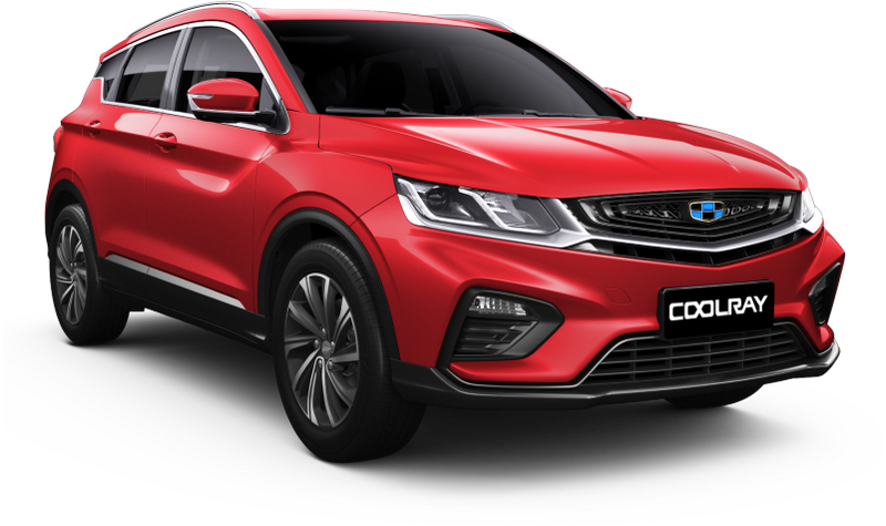 Geely Coolray , Красный