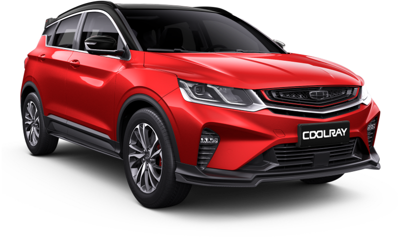 Geely Coolray , Красно-черный