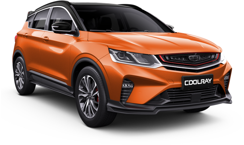 Geely Coolray , Оранжево-черный